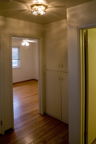 Hall and bedroom